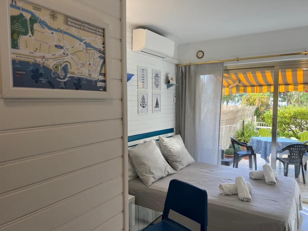 Blue Terrace Apartment - Marina Baie Des Anges Вильнёв-Лубе Экстерьер фото